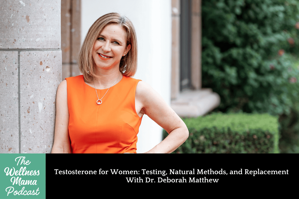 931: Testosterone for Women: Testing, Natural Methods, and Replacement With Dr. Deborah Matthew