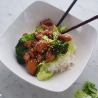 Chinese chicken stir-fry