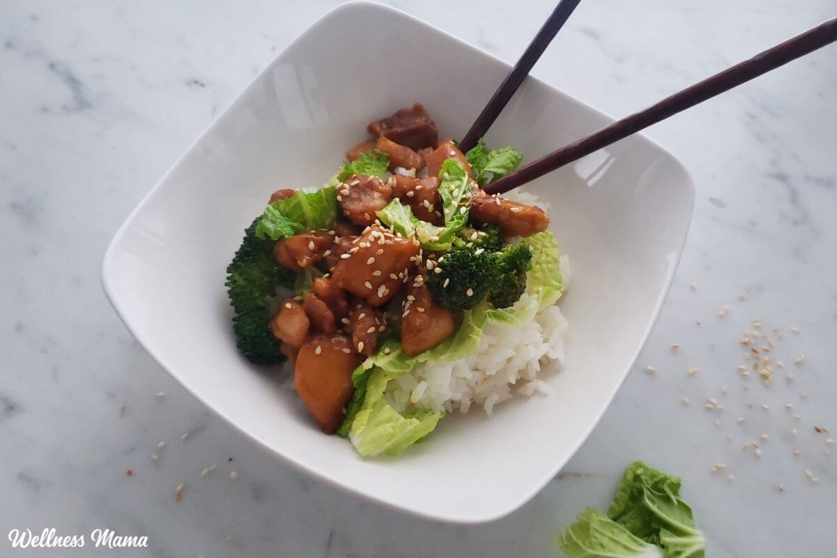 Chinese chicken stir-fry