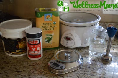 Crock pot soap ingredients