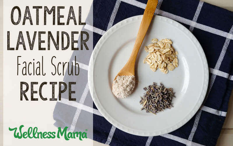 Gentle Oatmeal Lavender Facial Scrub Recipe
