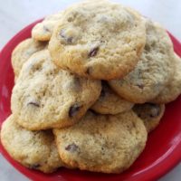 almond flour chocolate chip cookies
