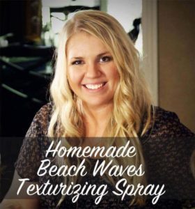 Homemade Beach Waves Texturizing Spray
