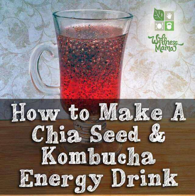 How to Make a Chia Seed and Kombucha Energy Drink