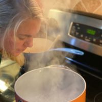 facial steam bath for colds