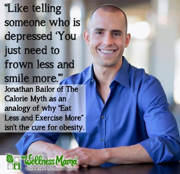 Jonathan Bailor of the Calorie Myth on Wellness Mama Podcast