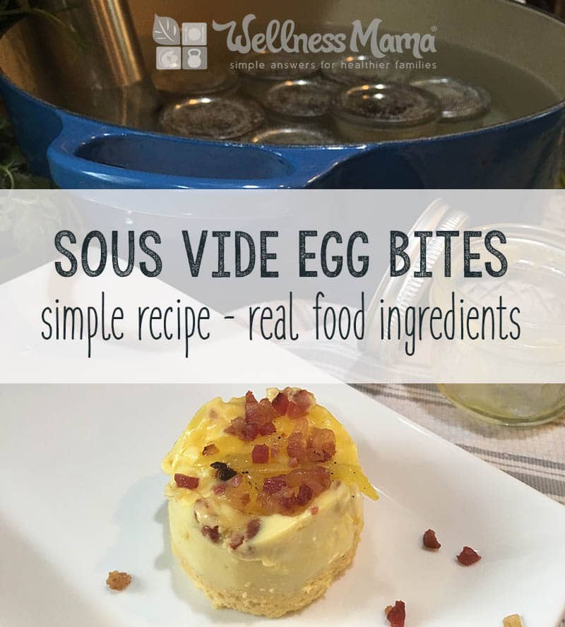Sous Vide Egg Bites- made with real food ingredients at home