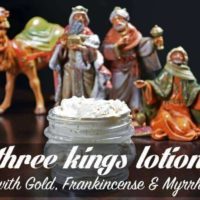 Three Kings Lotion with Gold Frankincense and Myrrh