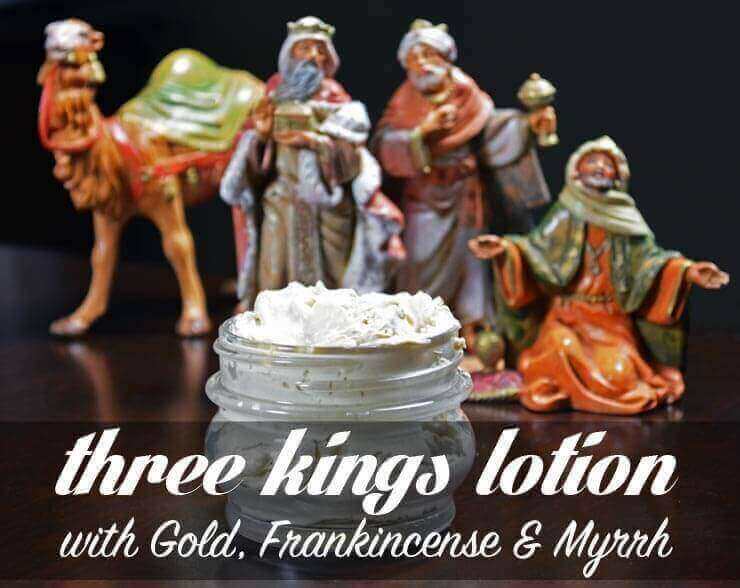 Three Kings Lotion with Gold Frankincense and Myrrh