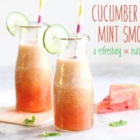 Cucumber Mint Melon Smoothie Recipe