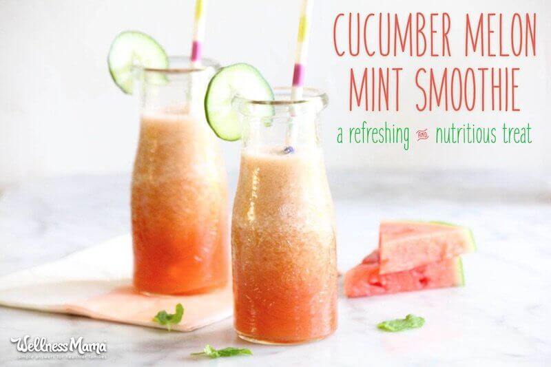 Cucumber Mint Melon Smoothie Recipe