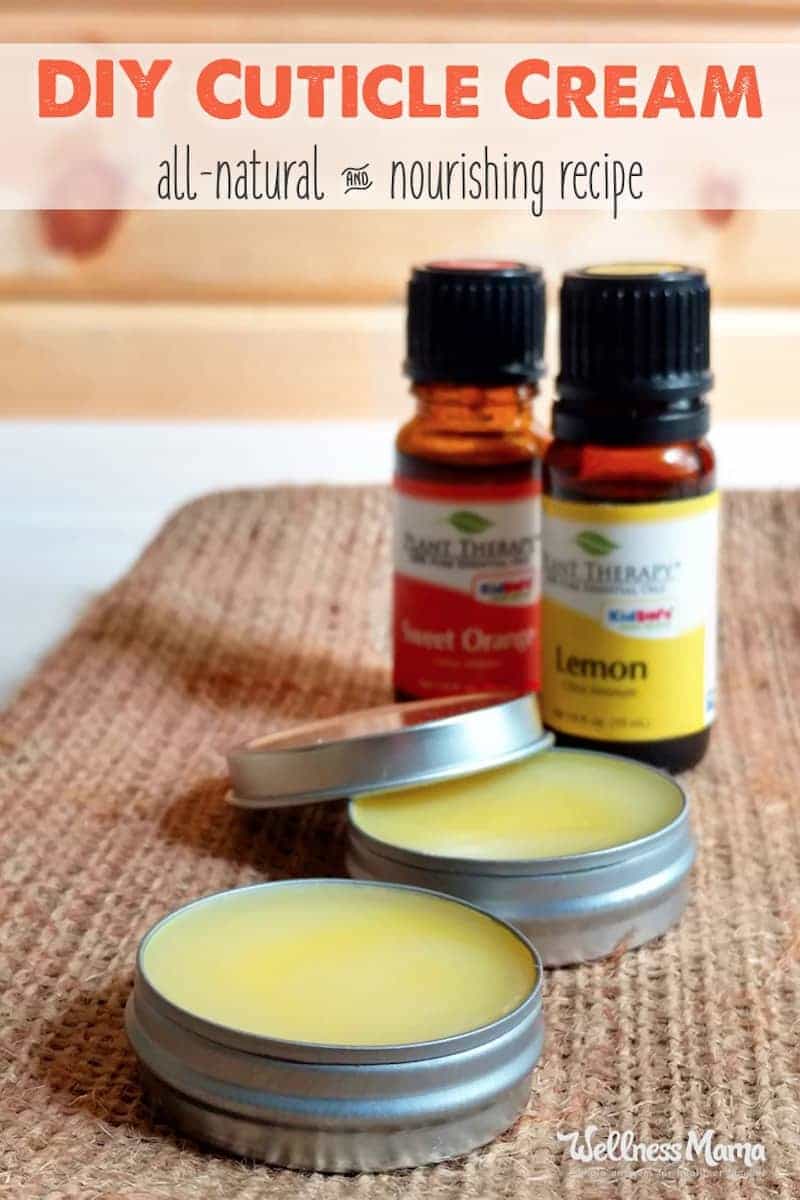 Make your own cuticle cream with natural ingredients!