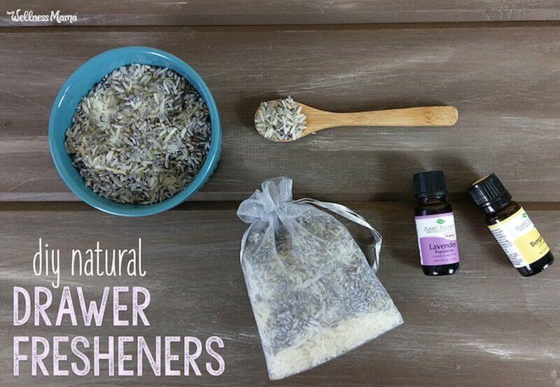 homemade drawer sachets