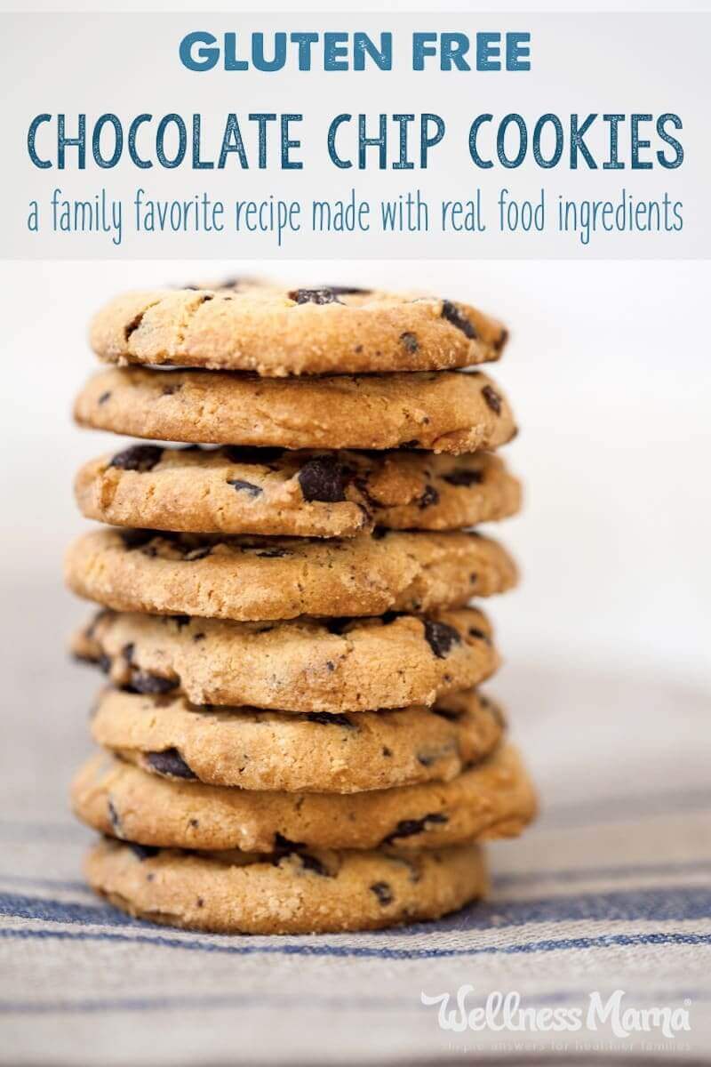 These chocolate chip cookies are grain free, gluten free and sugar optional. Easy to make and a great sub for regular chocolate chip cookies.