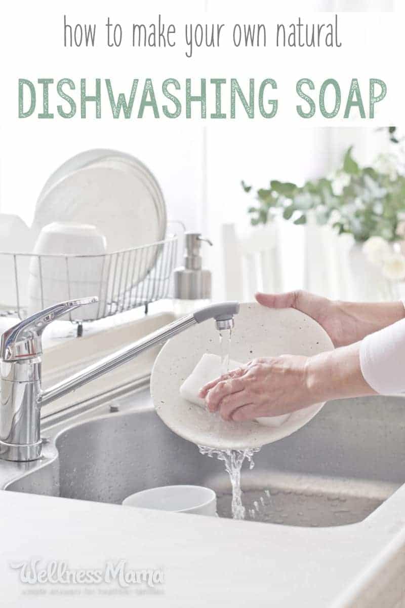 How to Make Natural dish washing soap